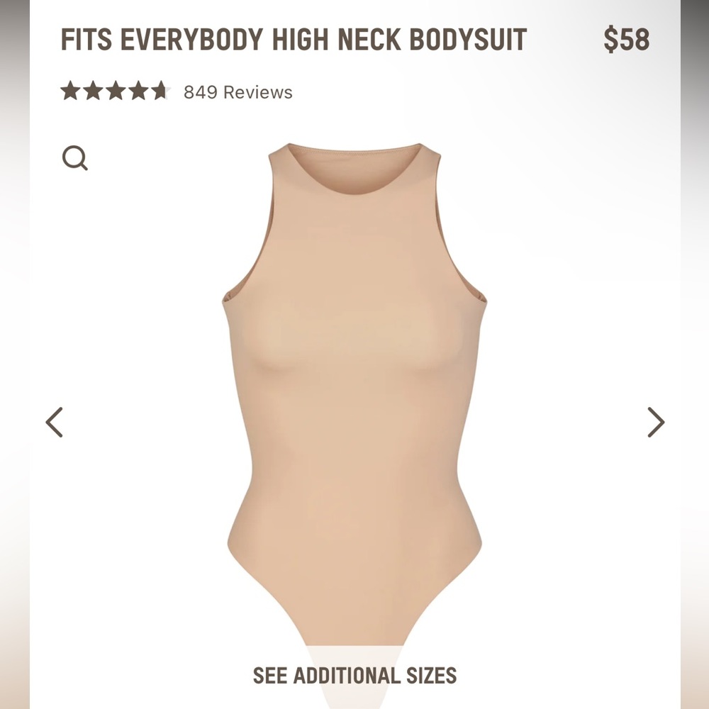 Skims High Neck Bodysuit